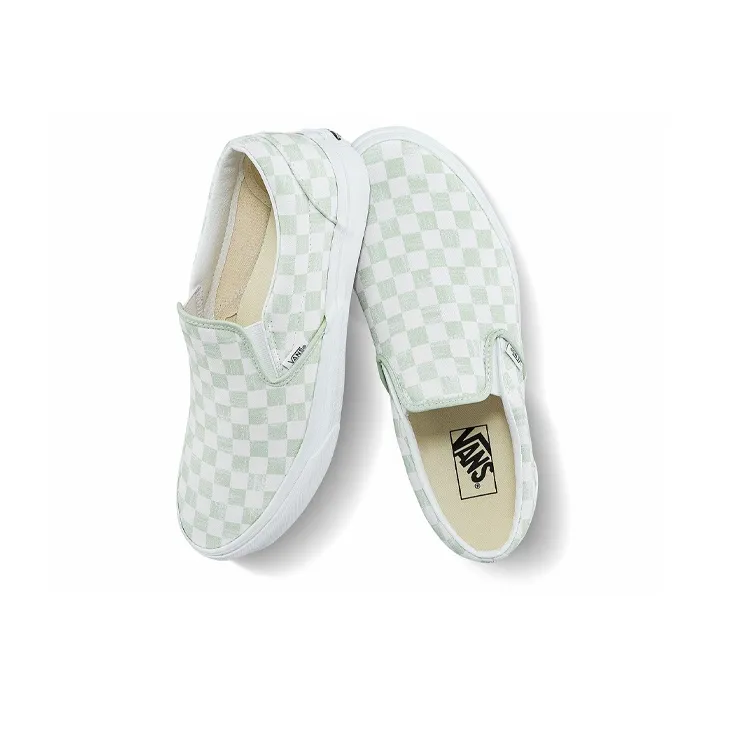 Vans Classic Slip on Greenwhite-3