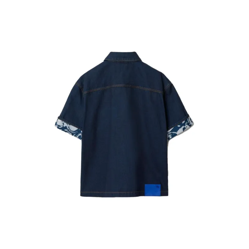 Burberry Denim Shirts 'Indigo Blue'-1