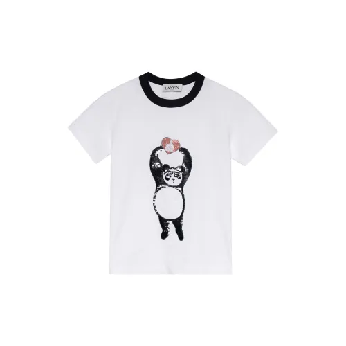 Lanvin Wmns SS21 Logo Tee White T-shirt