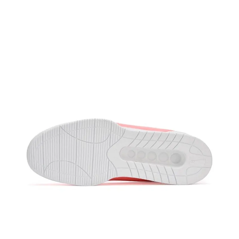 DO WIN Low Top Training Shoes Unisex White Pink-4