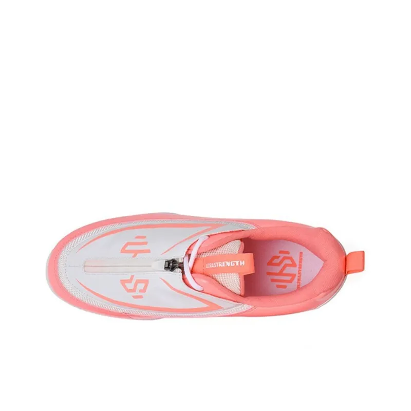DO WIN Low Top Training Shoes Unisex White Pink-2