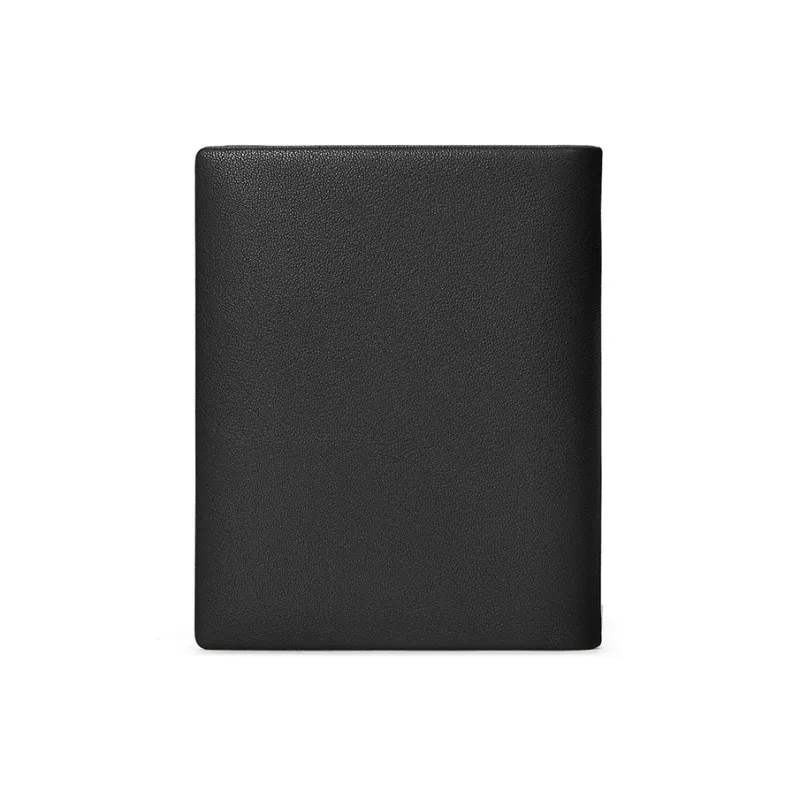 AUGTARLION Cow Leather Clutches Card Holder Wallet Regular Men's Black-2