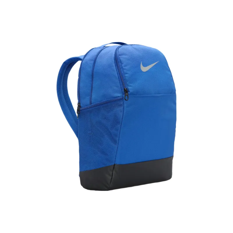 Nike Polyester Backpack Medium Size Men's Game Royal & Black & Metallic Silver-1