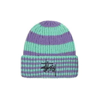 Stussy Striped Big Basic Beanie