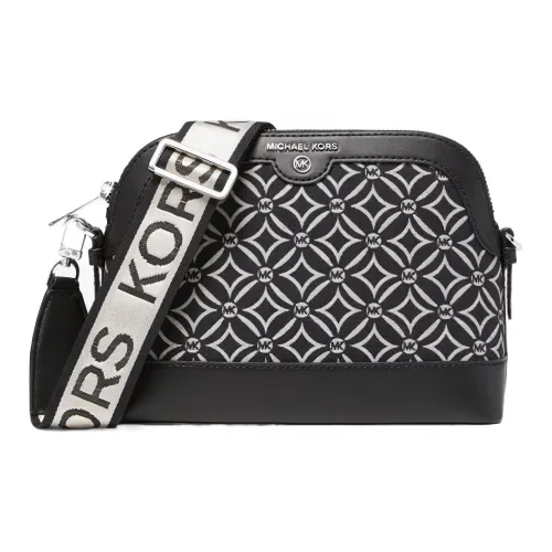 MICHAEL KORS Jet Set Charm Series Cotton And Polyester Blend Crossbody Bag Shoulder Bag Women's Black