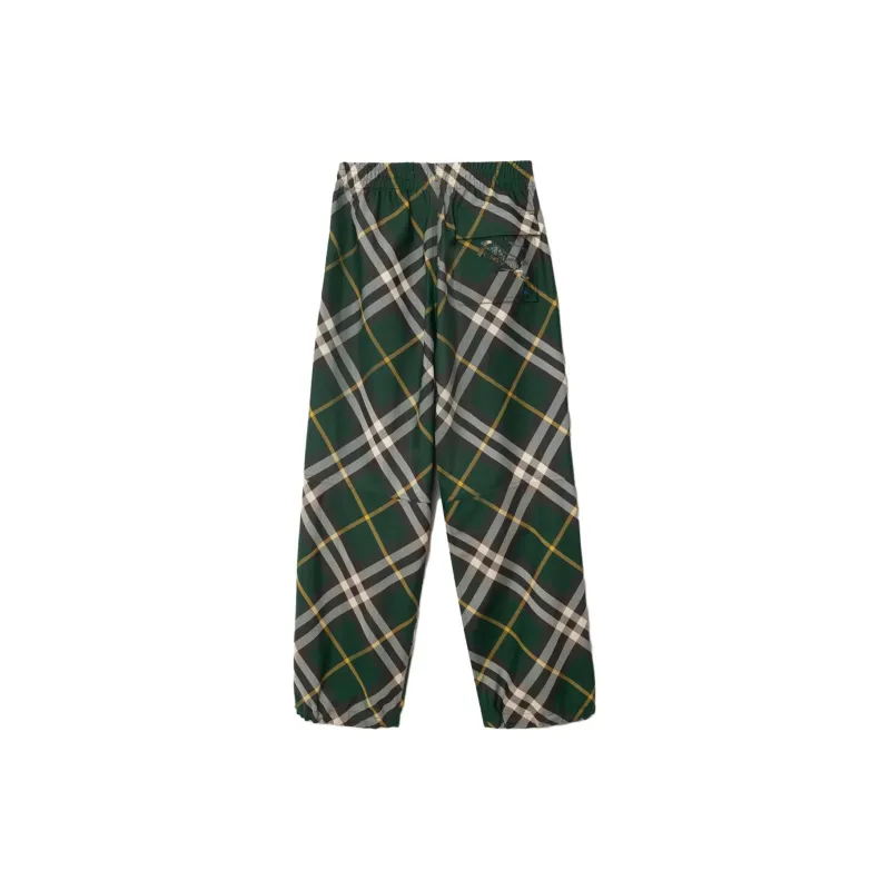 Burberry Wide leg Checked Trousers-1