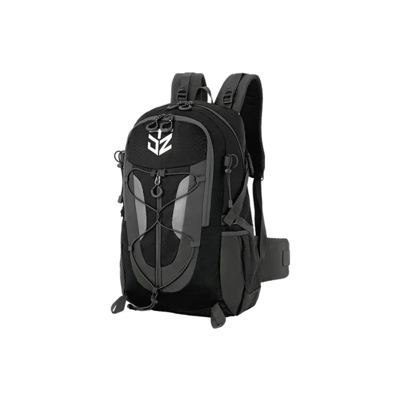 Explorers Nylon 30L/40L Backpack Unisex Green/Orange/Black/Fruit Green-5
