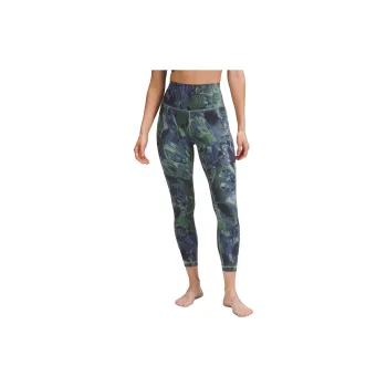 Lululemon Align™ Series Nulu™ Fabric Sports Pants 24' Women's Multicolor New Marble Palm Ball Court