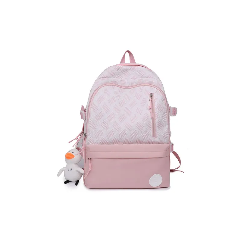 RUIPAI Nylon Backpack Regular Women's Light Purple/Light Green/Light Blue/Pink/Gray-12