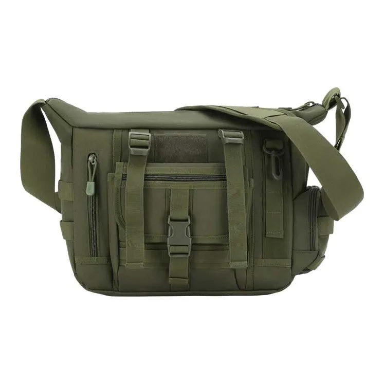 Explorers 600D Polyester Crossbody Bag Regular Men's Black/Army Green/Khaki-2