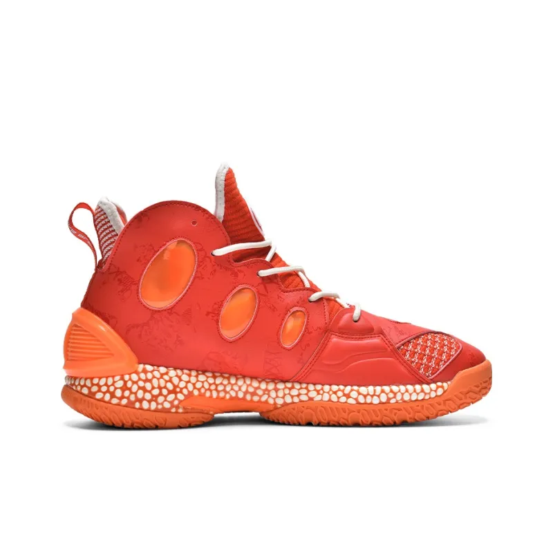 IVERSON Balanced Wear Resistant High Top Mismatched Performance Basketball Shoes Unisex-1