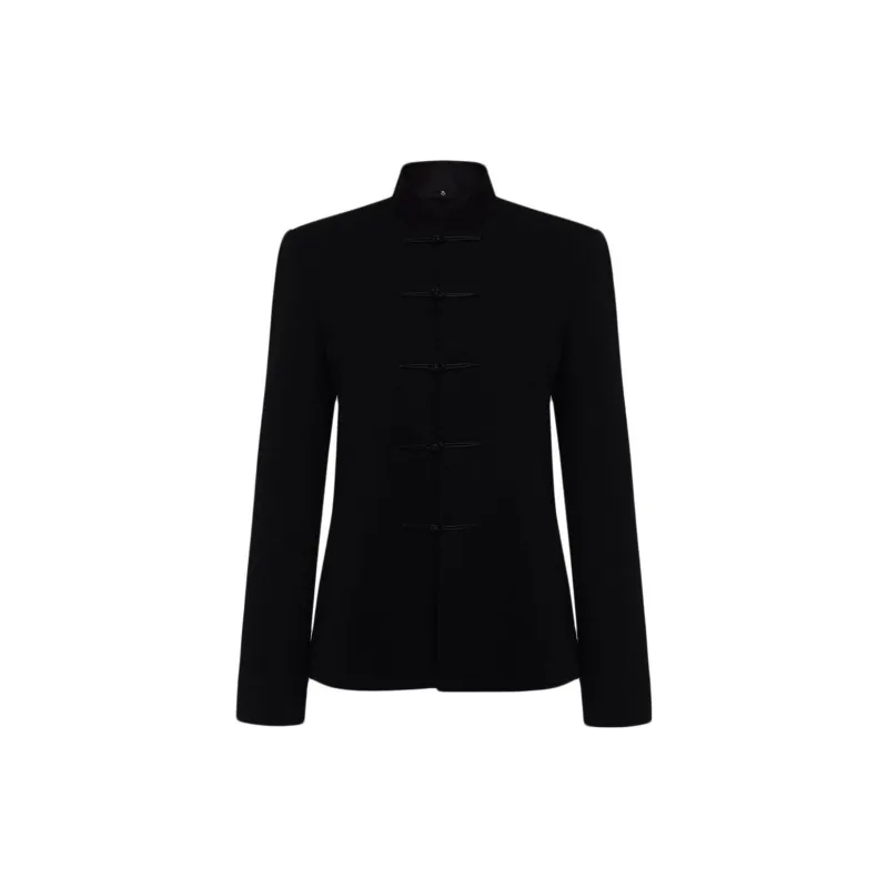 SHANGHAI TANG Contrast-trim Tang Jacket-4