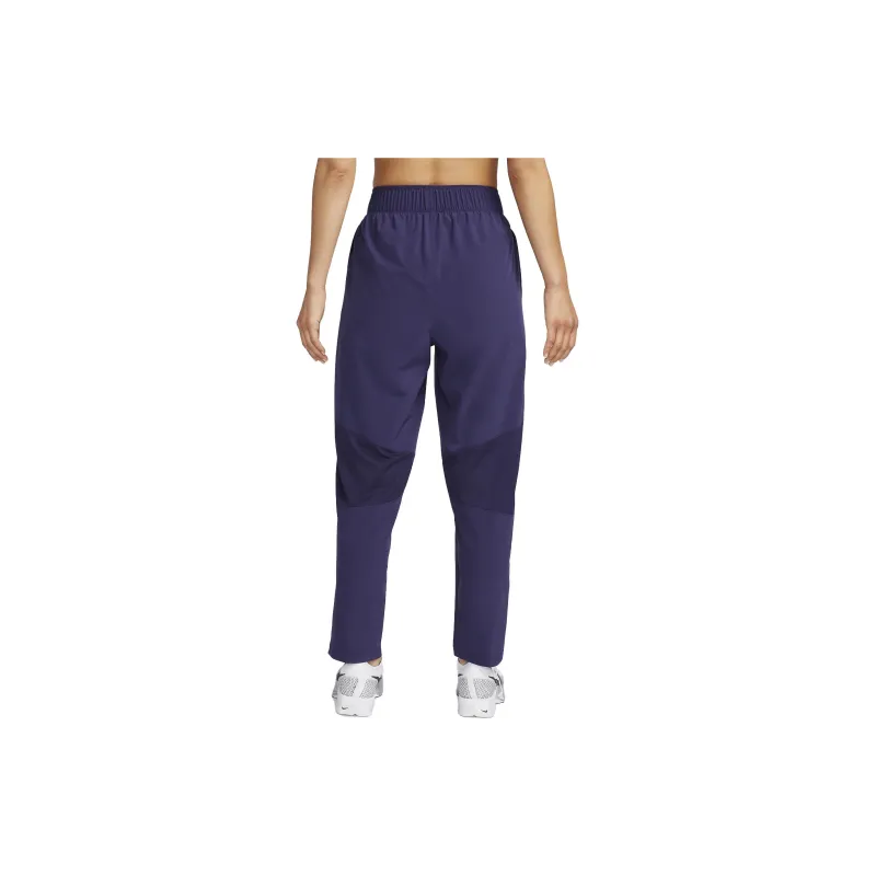 Nike Dri-Fit Fast Mid-Rise 7/8 Running Pants Knitted Sports Pants Women's Purple-1