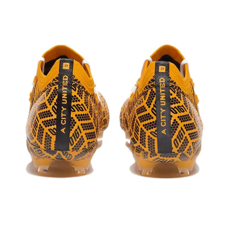 PUMA Future Z Durable Breathable Coverage Soccer Shoes Unisex Yellow-3