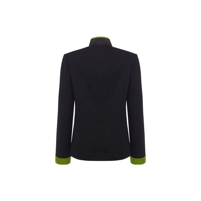 SHANGHAI TANG Contrast-trim Tang Jacket-1