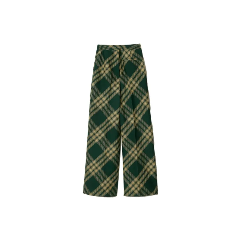 Burberry Casual Pants Women's Green-1