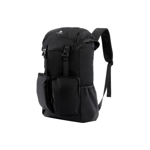 CAMEL Fabric Backpack Regular Unisex Black