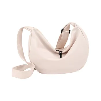 Boniu Canvas Canvas Bag Shoulder Bag Crossbody Bag Medium Size Women's White/Yellow/Green/Black/Pink