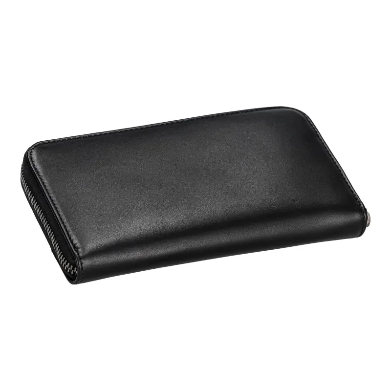 BVLGARI Leather Wallet Men's Black-2