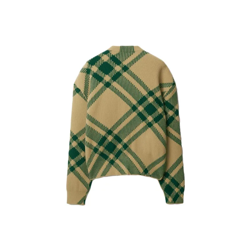 Burberry Check pattern Wool blend Cardigan-1