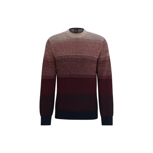 HUGO BOSS Sweaters Men Red