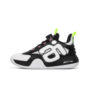 IVERSON Basketball Shoes Unisex Low-Top Black White Pink
