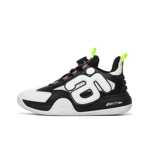 IVERSON Basketball Shoes Unisex Low-Top Black/White/Pink