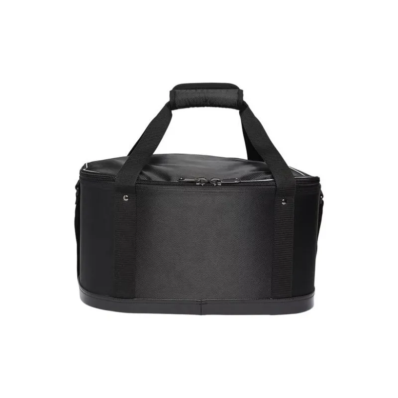 Asics Polyester Composite Leather Shoulder Bag Crossbody Bag Unisex Black-1