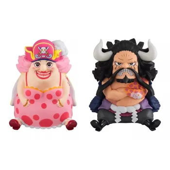 MegaHouse LOOKUP One Piece Characters, Kaido, Grandma, Pre Sale Chibi Figures 10cm