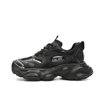 EBLAN Low Top Chunky Sneakers Unisex Black