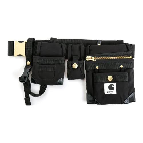 Carhartt Wip X Sacai Fanny Packs Black