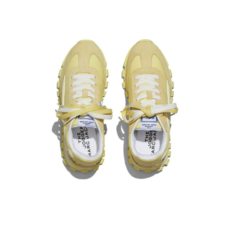 MARC JACOBS The Jogger Low-Top Casual Shoes Women's Yellow-2