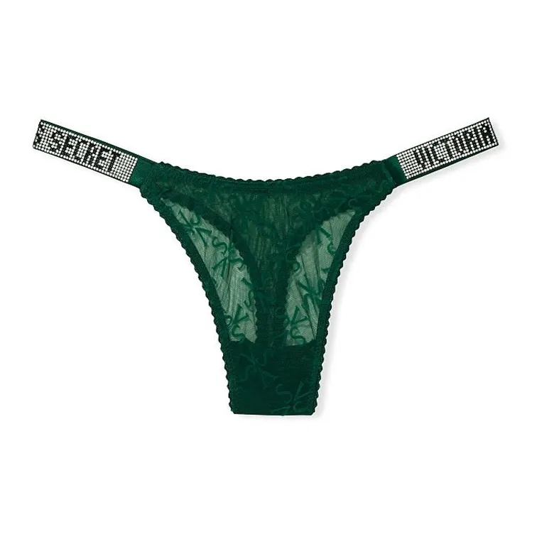 VICTORIA'S SECRET Underpants Women's 1 Pack Dark Green-0