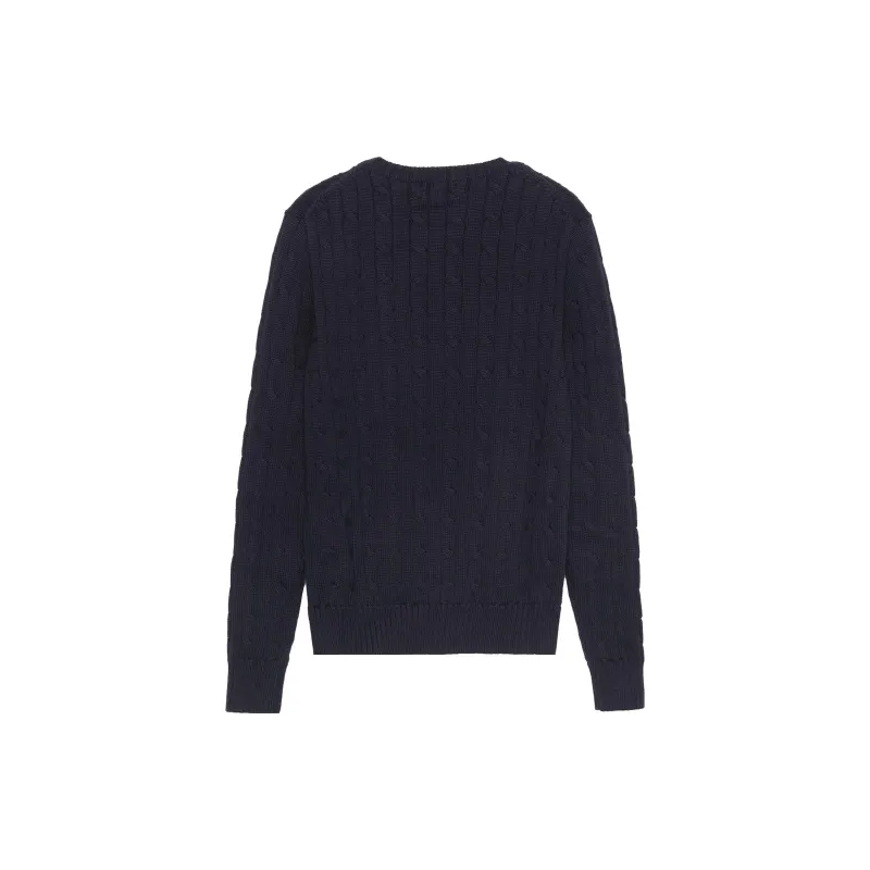 Polo Ralph Lauren Logo Embroidered Cable Knit Jumper-1