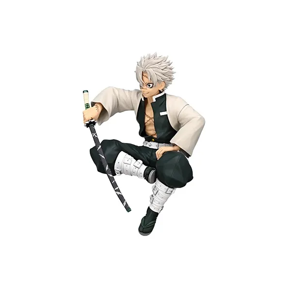 FURYU Demon Slayer  Kimetsu No Yaiba Character Wind Column Sanemi Shinazugawa Compressed Noodles Bonus Gifts 13cm-3