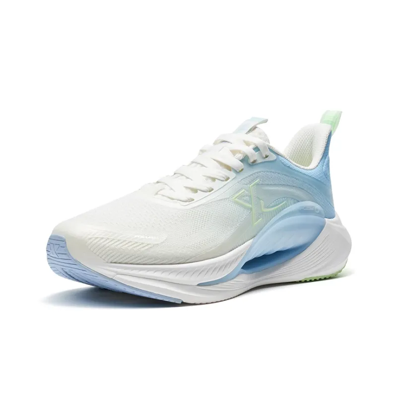 XTEP Hydrogen Wind 7.0 Cushioning Rebound Lightweight Breathable Low Top Sprint Running Shoes Men's Sea Blue Breeze-1