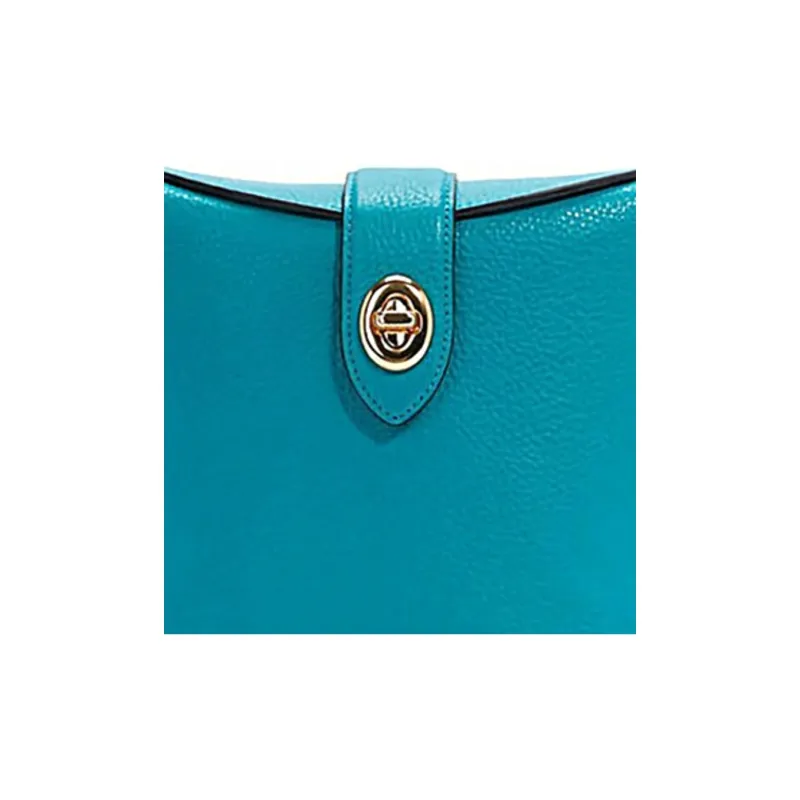 COACH Addie Leather Box Bag French Fries Bag Shoulder Bag Crossbody Bag Regular Women's Sapphire Green-3