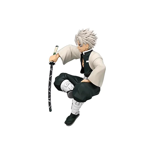 FURYU Demon Slayer  Kimetsu No Yaiba Character Wind Column Sanemi Shinazugawa Compressed Noodles Bonus Gifts 13cm-1