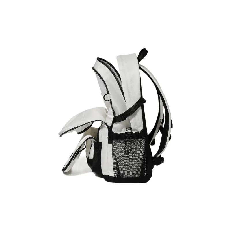 FILA Nylon Backpack Unisex Gray White-2