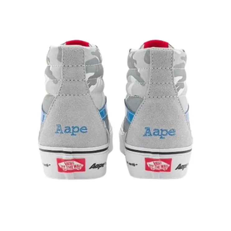 Vans AAPE X Sk8-Hi 'Bolt - Grey Camo'-3