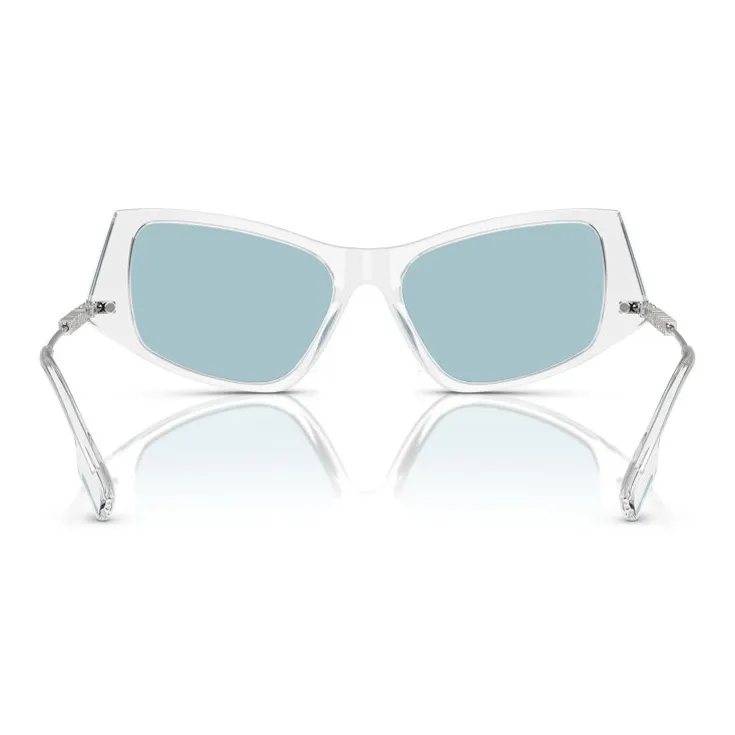Burberry Logo plaque Cat eye Sunglasses-4