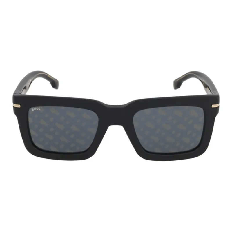 HUGO BOSS Plastic Square Sunglasses Unisex Black-2