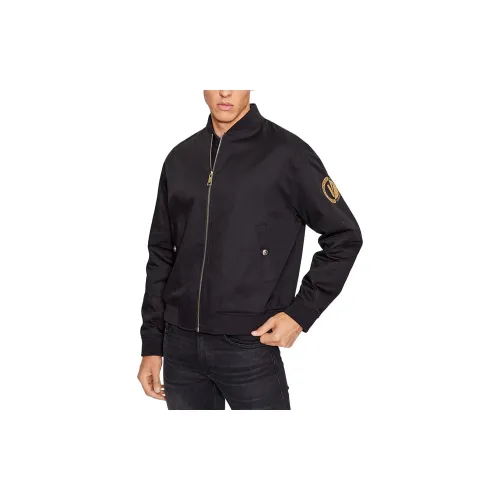 VERSACE Jackets Men Black