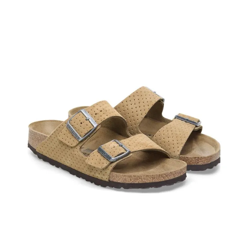 Birkenstock Arizona Perforated Suede Sandals-2