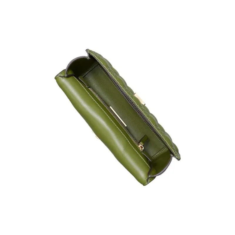 TORY BURCH Sheepskin Crossbody Bag Shoulder Bag Women's Green-3