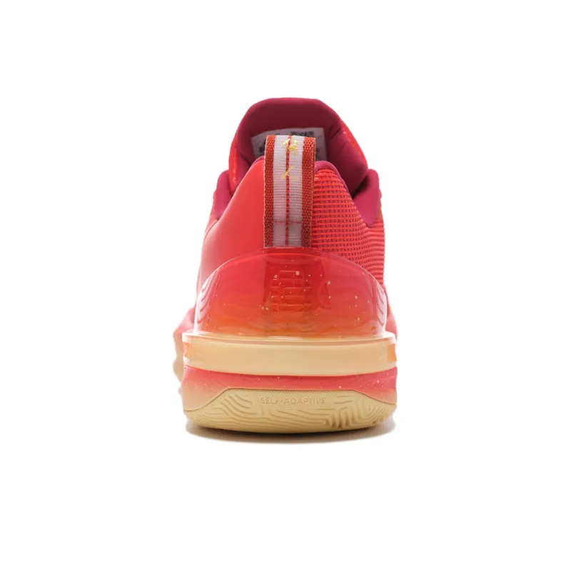 PEAK Taichi Triangle 3.0 Cushioning Anti-Slip And Wear-Resistant Low-Top Basketball Shoes Men's Pickleball Red-4