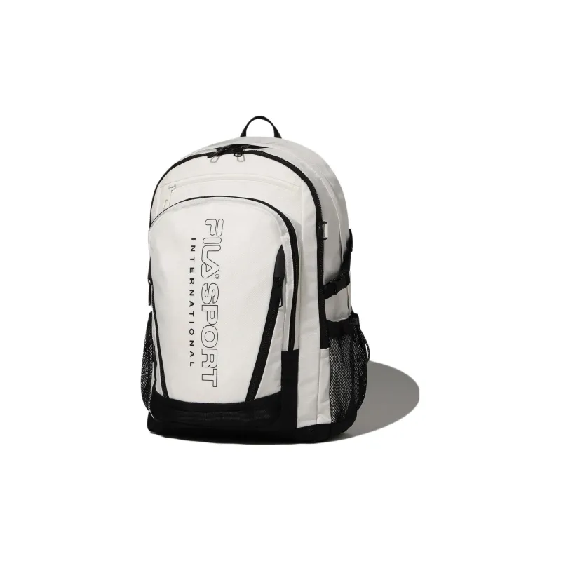 FILA Nylon Backpack Unisex Gray White-1