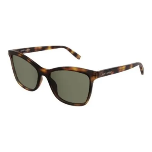 SAINT LAURENT Cat Eye Sunglasses Women's Brown