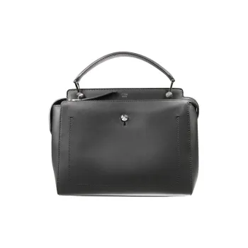 FENDI Calfskin Bowling Bag, Shoulder Bag, Crossbody Bag, Handbag Women's Black