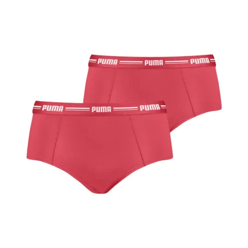 PUMA Lot De 2 Mini-shorts Femme Underpants Women's 2 Pack Magnolia Pink